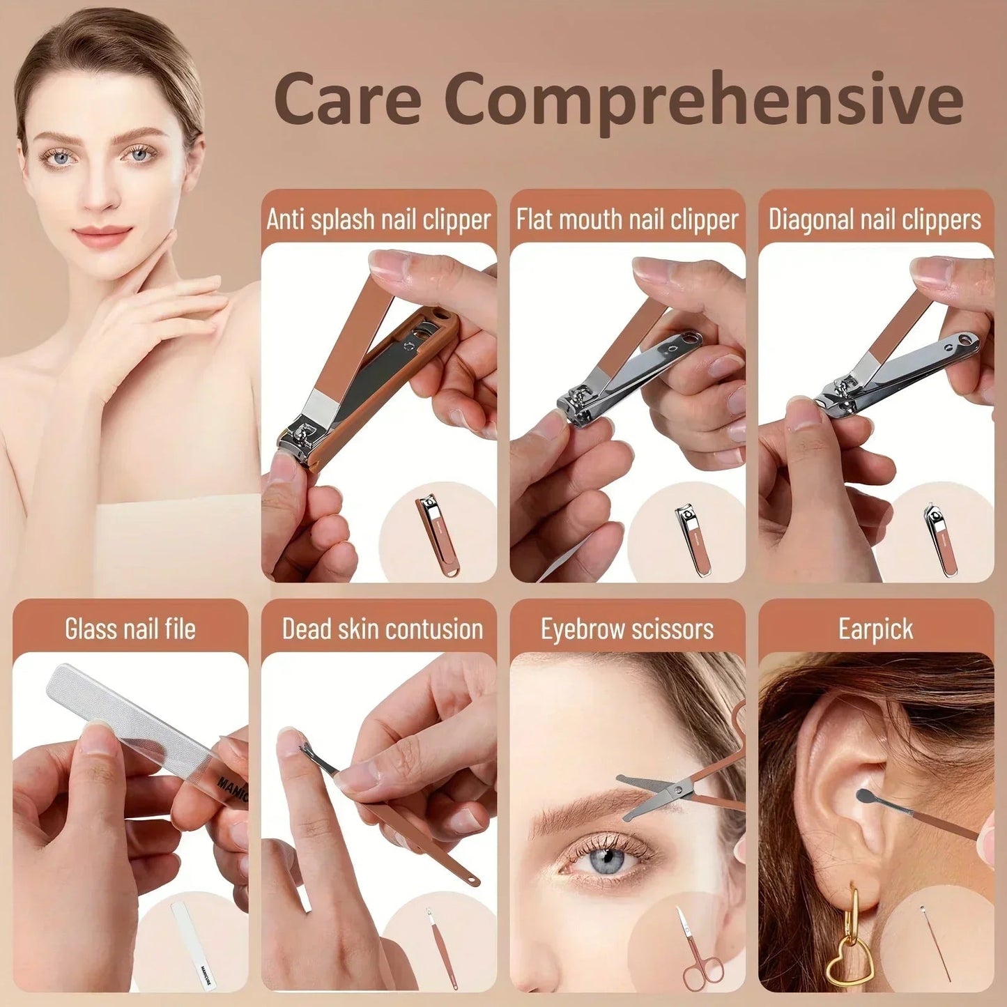 Manicure Kit Stainless Steel Sharp